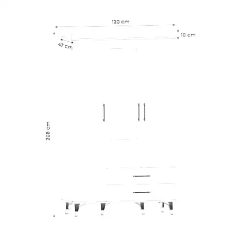 KO. 3 Kapaklı Dolap