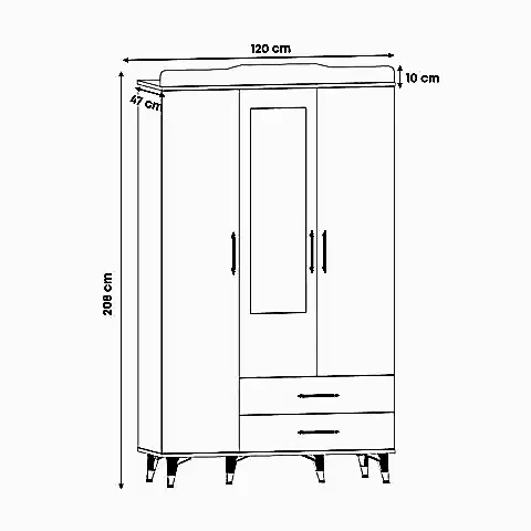 KO. 4 Kapaklı Dolap